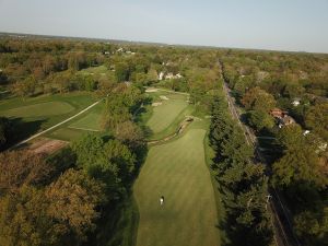 St Louis CC 9th Fairway Aerial